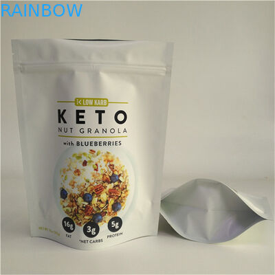 China Supplier Custom Design Printing Customized Size and Design Needs Stand Up Bags With Zipper Untuk Pengemasan Makanan