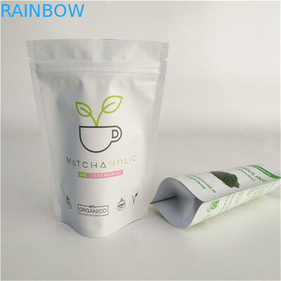 Disesuaikan Pencetakan Heat Seal Stand Up Bag Food Grade Mylar Sachet Kemasan