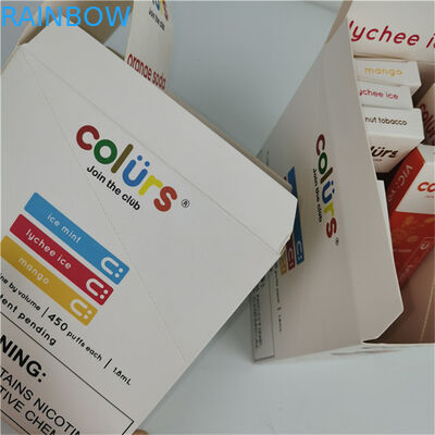 Hot Custom Logo Tear Away Display Box Karton PDQ Counter Corrugated Display Box