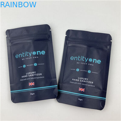 Custom Logo Ditcetak Stand Up Kantong Dengan Zipper Matt Finish Aluminium Foil Mylar Doypack