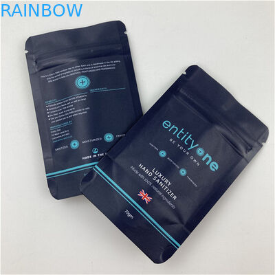 Custom Logo Ditcetak Stand Up Kantong Dengan Zipper Matt Finish Aluminium Foil Mylar Doypack