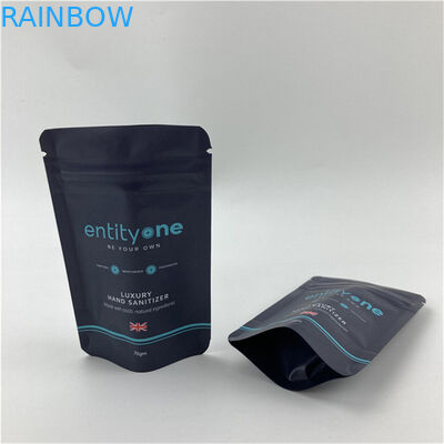 Custom Logo Cetak Stand Up Kantong Dengan Zipper Matt Finish Aluminium Foil Bahan Food Grade Doypack