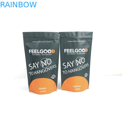 Ukuran dan Desain Disesuaikan Kebutuhan Aluminium Foil berdiri Zipper Bag Proof Bau Disesuaikan dicetak