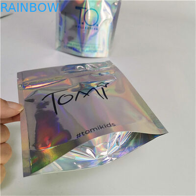 Bahan kemasan makanan Disesuaikan Label Pribadi Kelembaban Proof Zipper Stand Up Packaging Bag