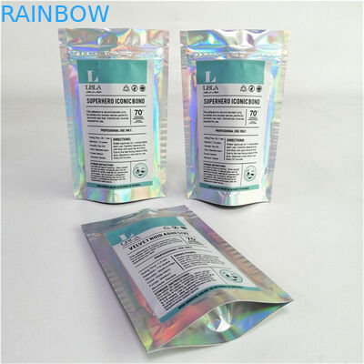 Grosir Disesuaikan Logo Digital Printing Plastik PET Lurus Harga Cocok Stand Up Bags dengan Zipper