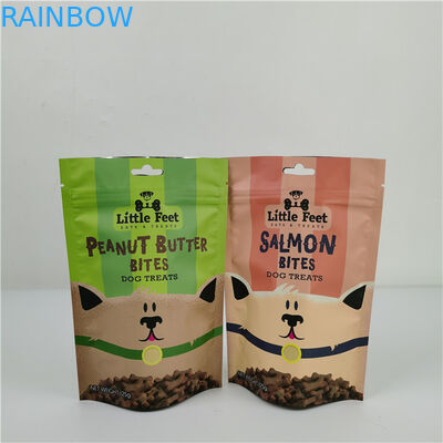 Produk yang Paling Diinginkan Kualitas Tinggi Matte Zipper Pet Food Bag Stand Up Bag