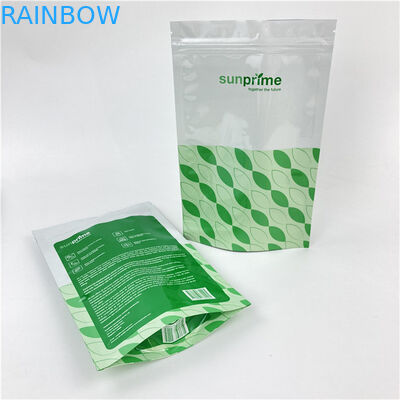 Matte PET/PE Zipper Food Doypack Dengan Logo Khusus