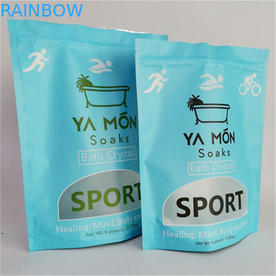 Kebocoran Proof Matt Finish Mylar Doypack dengan jendela ukuran yang disesuaikan dan kebutuhan desain