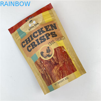 Plastik PET Lempar berdiri tas dengan Zipper Fashion Pack Custom Logo Digital Printing