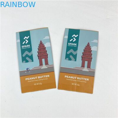 Desain kustom Gampang Air Mata Garis Tiga Sisi Disegel Mylar Paket Tas Diterima Sampai 10 Warna Tersedia