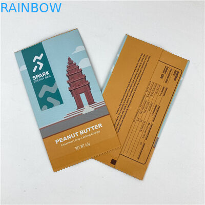 Desain kustom Gampang Air Mata Garis Tiga Sisi Disegel Mylar Paket Tas Diterima Sampai 10 Warna Tersedia