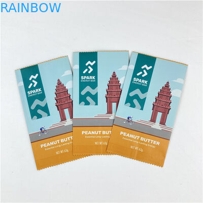 Desain kustom Gampang Air Mata Garis Tiga Sisi Disegel Mylar Paket Tas Diterima Sampai 10 Warna Tersedia