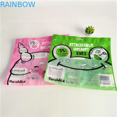 Lingkungan Ramah Proof Kebocoran Tiga Sisi Disegel Mylar Packaging Bag Dengan Zipper