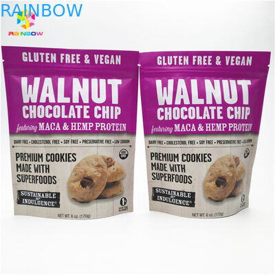 Matte Finish Colorful Printing Aluminium Foil Mylar Doypack dengan ukuran dan desain yang disesuaikan