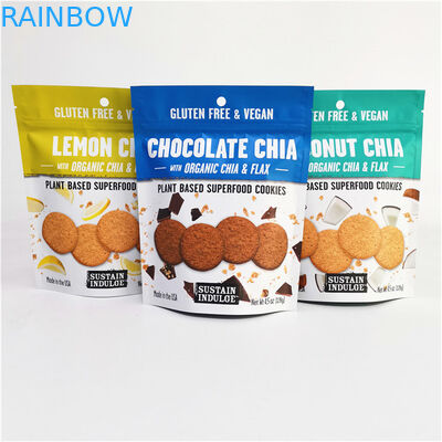 Custom Logo Cetak Aluminium Foil Mylar Doypack dengan Gravure Pencetakan Permukaan Penanganan