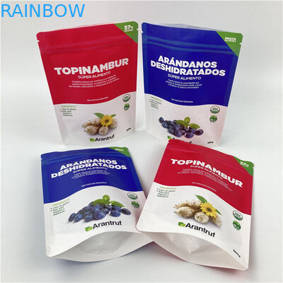 Ukuran / Desain Disesuaikan Pencetakan Berwarna-warni Doypack Bahan ramah lingkungan dan aman