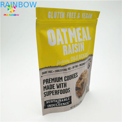 Bahan ramah lingkungan dan aman Kantong kemasan makanan ringan diterima hingga 10 warna tersedia