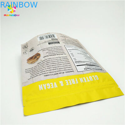 Bahan ramah lingkungan dan aman Kantong kemasan makanan ringan diterima hingga 10 warna tersedia