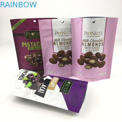 Custom Matte Stand Up Pouch Aluminium Foil Mylar Bag Powder Packaging