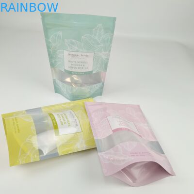 Body Scrub Bath Sea Salt Zipper Stand Up Tas Rempah-rempah Kantong Plastik Kantong Kemasan