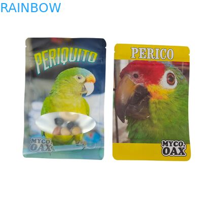 Desain Custom Self-Sealing Moisture-Proof Heat-Sealed Zipper Transparan Front Aluminium Foil Back Mylar Plastic Bag untuk Gula