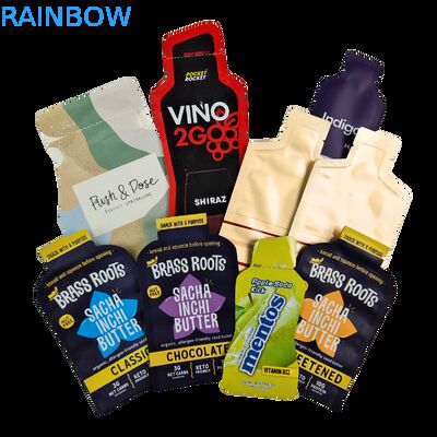 Kantong Kemasan Plastik Hot Stamping Digital Printing Kustom 5ml 10ml 30ml Kantong Sachet Sampel Kecil Sachet Kustom