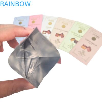 Percetakan khusus Daur Ulang Makanan Kecil Segel Panas Kental Berwarna-warni Makanan Kantong Kacang Kue Paket Snack Bag Paket