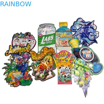 Kantong Mylar Doypack Die Cut Food Grade Cali 3.5g 7g 14g 28g Sugar Cookie Glossy/matt Anti Bau Ziplock