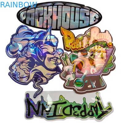 Hot Sale Glossy Die Cut Mylar Bag With Zipper Edibles Bau Proof 3.5 7g 14g 28g Jamur Gummies Custom Printing Kantong Plastik