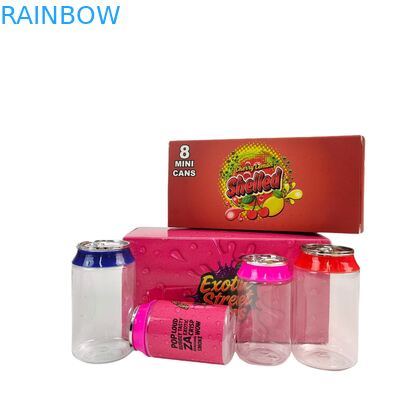 Label Kustom Wadah Plastik Bening 3.5g & 7g PET Dengan Tutup Aluminium Ulir Untuk Gula Permen Kue Kemasan Makanan Kotak Kertas Tampilan