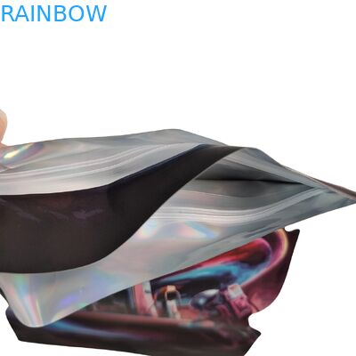 Custom Die Cut Mylar Bags 3.5g-28g dengan Child Proof Zipper