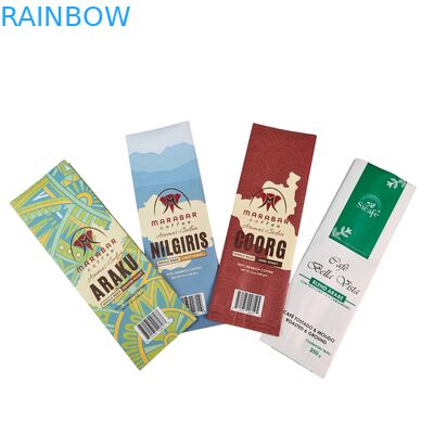 Kantong Biji Kopi Berdiri dengan Resleting dan Katup Kustom