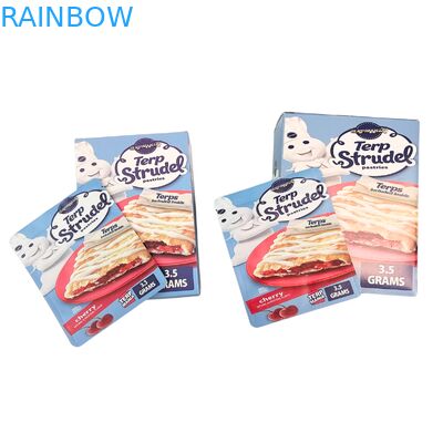 Custom 3.5g 7g 14g Bau Proof Mylar Tas dengan Kotak