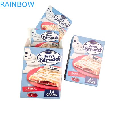 Custom 3.5g 7g 14g Bau Proof Mylar Tas dengan Kotak