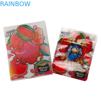 Kantong Mylar Tahan Anak 3.5g Kustom untuk Pengemasan Makanan Ringan