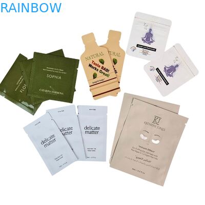 Sampel Kemasan Sachet Sampo Losion Kosmetik Perawatan Kulit Mini Sample Bag Kemasan Plastik Krim Masker Lembar Sampel Kantong