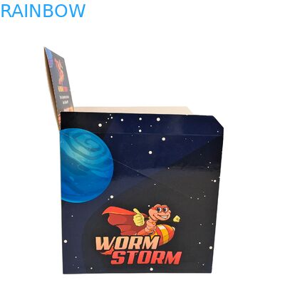 Custom Retail Display Lipat 3.5g Kotak kertas untuk Sarapan Segera Buah Kering Kacang Biji Makanan Kemasan