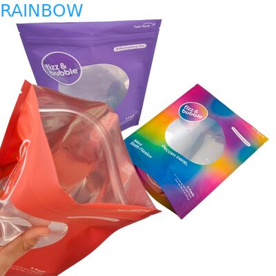 Custom Stand Up Bath Salt Bags 1000pcs MOQ PET/PE/AL Material