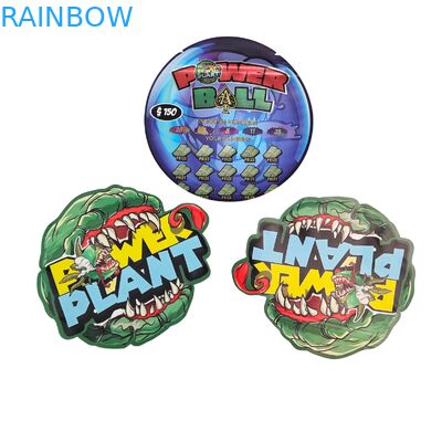 Kantong Mylar Holografik Tahan Anak Segel 3 Sisi Kantong Kemasan Makanan Ringan Aluminium Foil