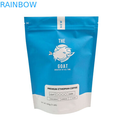 Kantong Berdiri yang Dapat Digunakan Kembali Ramah Lingkungan dengan Ketebalan 50-200 mikron untuk Pengemasan Makanan Hewan