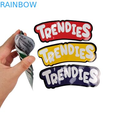 Kantong Mylar Potongan Mati Eksotis 3.5g 1lb Holografik Food Grade Permen Aroma Bentuk Khusus Tahan Anak Kantong Ziplock Mylar