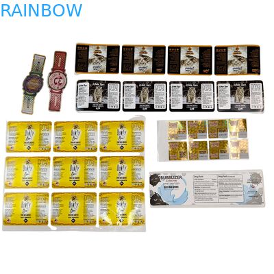 Stiker Vinyl Perekat PVC Kertas PVC Tahan Air UV Hologram Cetak Label Gulungan Perekat Mandiri Label Kemasan