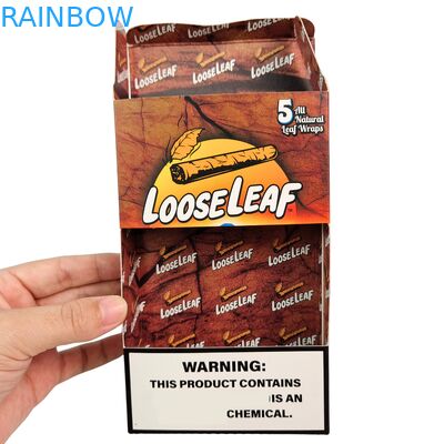 3.5g Biodegradable Mylar Bag Box dengan ketebalan 3,5g Kotak kertas bergelombang untuk penyimpanan cetak khusus