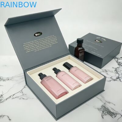 Custom Logo Luxury Besar Matte Paperboard Biodegradable Magnetic Closure Lipat Kotak Paket untuk kemasan kosmetik