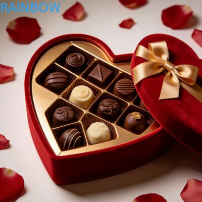 Custom Luxury Matte Paperboard Biodegradable Cokelat Kado Kotak dengan sisipan Lipat kotak kemasan