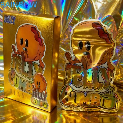 Custom Printed 3.5g Resealeable Mylar Bags for Snack Packaging Stand Up Bags