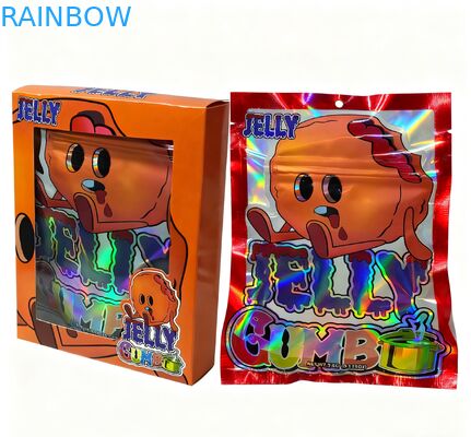 Custom Printed 3.5g Resealeable Mylar Bags for Snack Packaging Stand Up Bags