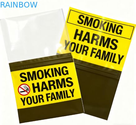 Tas Pre-rolled Ziplock Makanan Makanan Kemasan Makanan Kelas Tiga Sisi Seal Kantong Plastik untuk Tembakau Mylar Bag