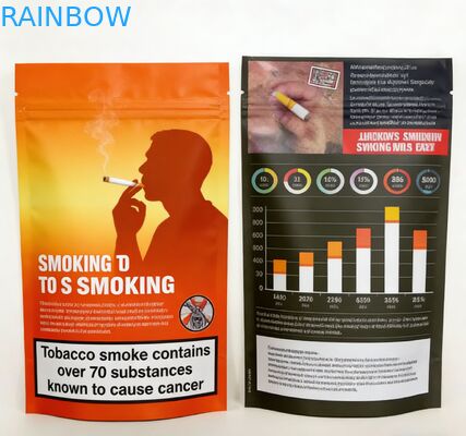 Kantong Ziplock Mylar Tahan Bau Food Grade Cetak Kustom untuk Pengemasan Makanan Ringan