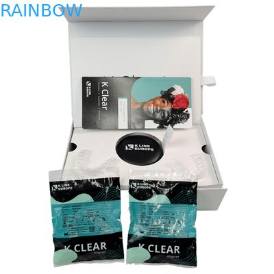 Kotak Kit Kawat Gigi Logo Kustom Kotak Kemasan Penyelaras Ortodontik Dengan Sisipan Kertas Kotak Kemasan Penyelaras Gigi